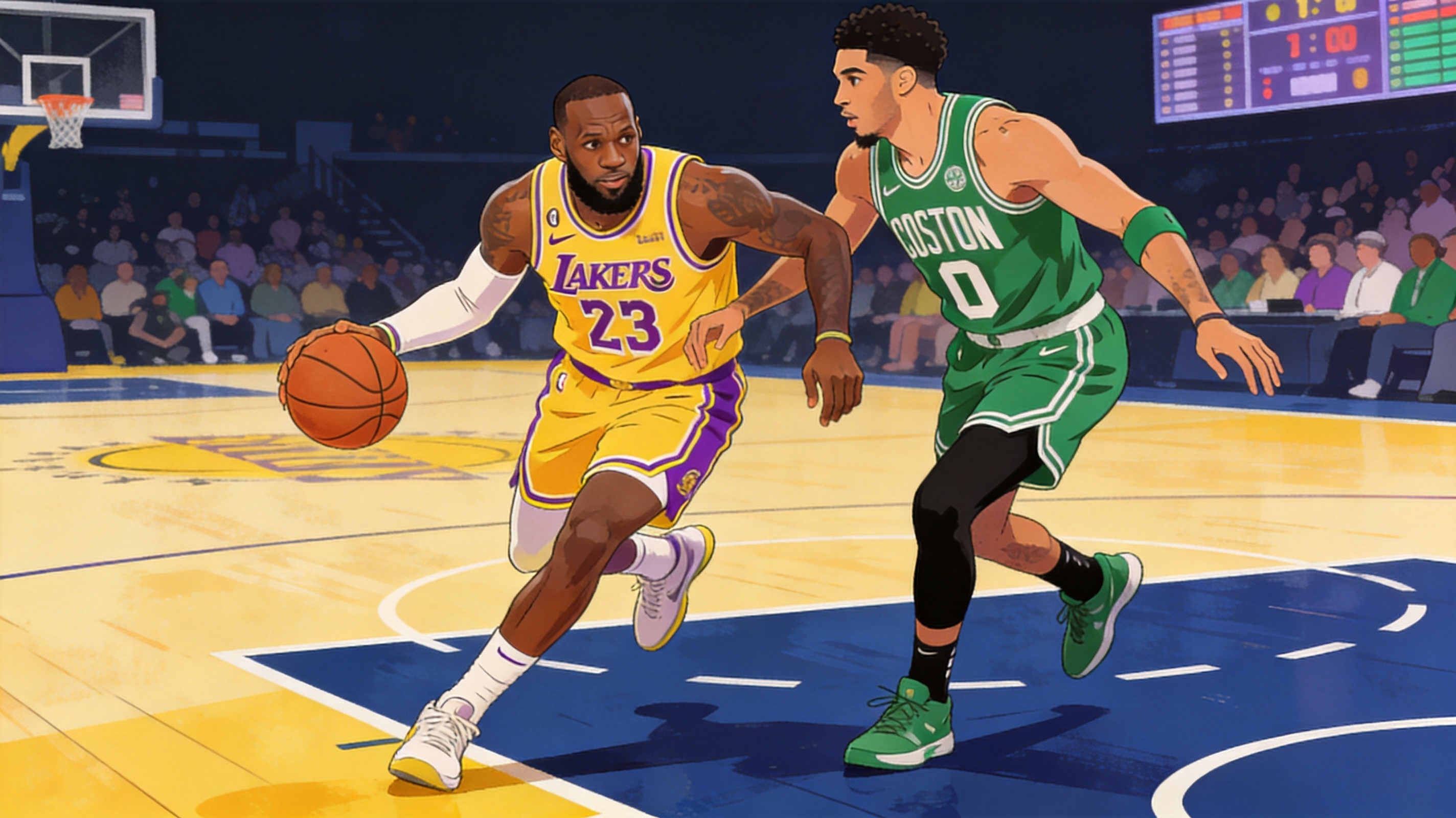 YY易游体育战报：NBA湖人胜凯尔特人